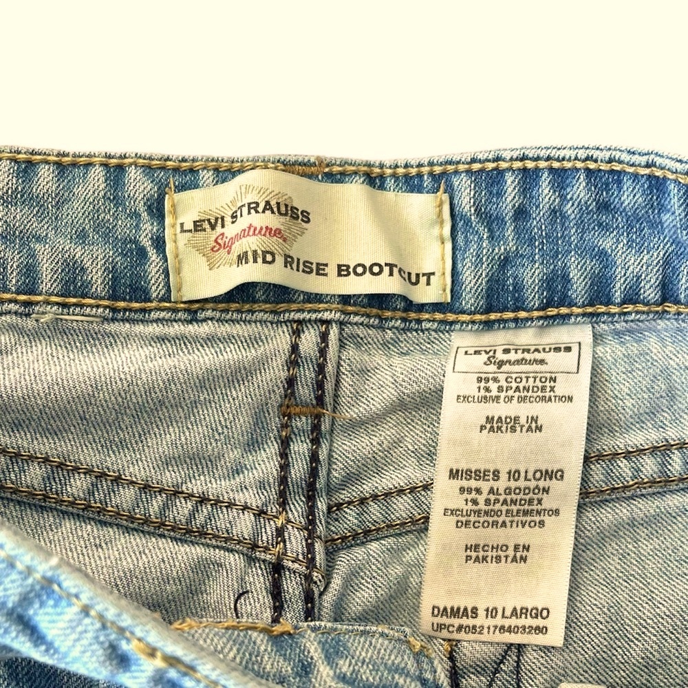 Levi Strauss Signature Mid Rise Boot Cut Jeans - Picture 4 of 6